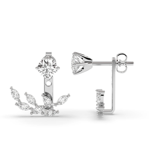 Velvet Prism 24K Gold Lab Grown Diamond Extended-Length <b>Long</b> <b>Earrings</b> for Women Romantic Party Elegant Glow Edition - Product Image 6