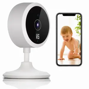 buy wholesale Smart Home Security Camera with Motion Tracking for Baby & Pet, Color Night Vision