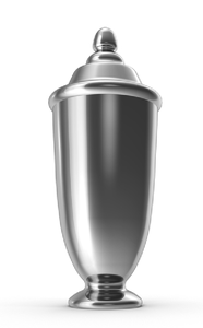 Aluminum Silver Classic Modern Design Eco-Friendly Biodegradable Cremation Urn for Adult Baby and Pet <b>Memorial</b> Ashes - Product Image 2