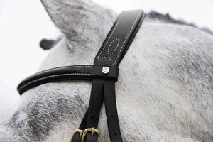 2019 alta calidad diseño personalizado caballo snaffle cuero brida cuero Real al por mayor con precio barato - Product Image 2