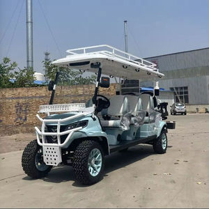 Heavy-Duty 8-Seater Electric Golf Cart for Commercial <b>Transport</b> - Product Image 2