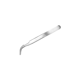 Le Pakistan a fabriqué une pince à épiler d'extension de cils de beauté avec logo personnalisé imprimé pour une pince à épiler à pointe incurvée - Product Image 1