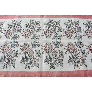 3.8แบบตุรกีโบราณพรมปูพื้น7.2นิ้วพรมขนสัตว์ทรงสี่เหลี่ยมผืนผ้าขนาดใหญ่ดีไซน์การเย็บปะติดปะต่อกันสีแดงสำหรับวัยรุ่นใช้ในโถงทางเดินพรมห้อง - Product Image 5