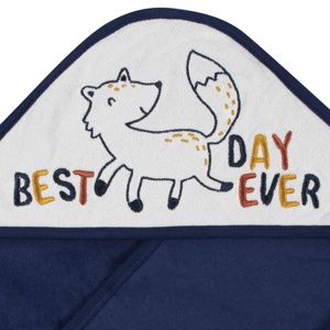 ผ้าขนหนูมีฮู้ด Gerber COZY Fox 2แพ็ค, เสื้อผ้าเด็กพรีเมี่ยมสำหรับทารกแรกเกิดและเด็กวัยหัดเดิน - Product Image 3