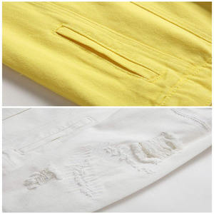 แจ็กเก็ตผ้ายีนส์คลาสสิกสำหรับผู้ชายมีกระดุมปิดด้านหน้าเสื้อแจ็คเก็ตยีนส์ฟอกวินเทจ - Product Image 6