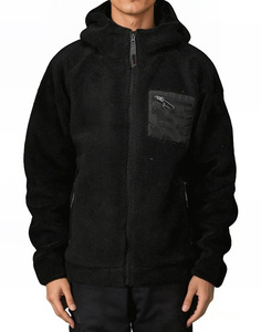 Trending Zipper Polar Fleece Breathable Hoodie For Men Luxury Winter Essential Lightweight Warm Outwear Hooded Fleece <b>Jacket</b> - Product Image 6