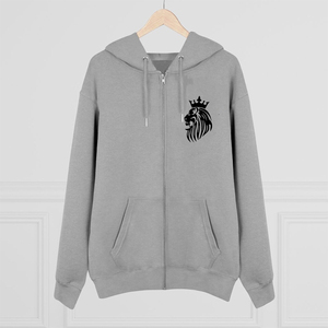 Vente en gros de sweats à capuche unis pour hommes couleur grise à fermeture éclair séchage rapide vêtements de rue sweats à capuche pour hommes adultes avec logo sérigraphié - Product Image 4