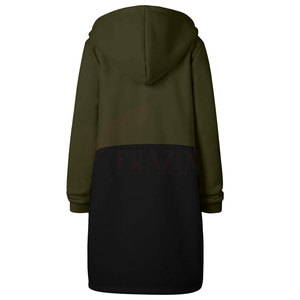 High Quality Women's Long Casual Knitted Printed Hooded Front Logo New Autumn Collection Hot Selling Durable Hoodies - Product Image 3