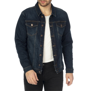 Chaquetas Vaqueras 100% Algodón para Hombre, Chaqueta Delgada Informal de Color Sólido con Bolsillos para Hombre, Estilo de Alta Calidad, Ropa para Hombre, Chaqueta Vaquera - Product Image 1