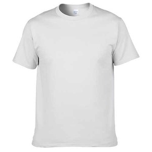 เสื้อยืดผ้าฝ้าย100% สีทึบสำหรับผู้ชายเสื้อผ้าผู้ชายขนาดใหญ่พิเศษแบบลำลองเสื้อยืดออกแบบได้ตามต้องการ - Product Image 1