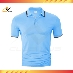 Chemises d'homme d'affaires à revers, uniformes de travail, coupe ajustée, été, 100% polyester, tissu sergé, décontractées, unies, manches courtes, avec logo personnalisé - Product Image 5