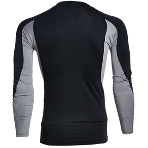Haute qualité BJJ MMA Rash Guards pour hommes chemise de Compression à manches longues vêtements de Fitness bas quantité minimale de commande personnalisé OEM Pakistan fabricant - Product Image 6