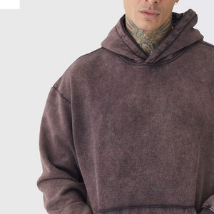 2025 nuevo estilo hombres ropa Casual Drop Shoulder Hoodies para venta en línea última llegada hombres sudaderas con capucha de gran tamaño - Product Image 5