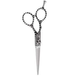 Ciseaux à cheveux avec repose-doigts amovible, manche élégant, lame droite, ciseaux de barbier, ciseaux de salon de beauté - Product Image 5