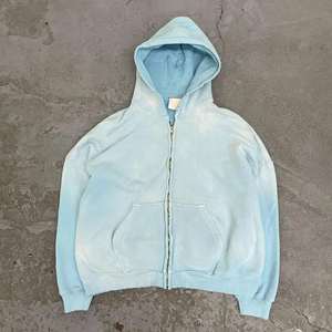 Pull-over pour femme, sweat-shirt 100% coton, imprimé lettres, ample, respirant, appliqué tissé, délavé au soleil, sweat-shirt en molleton surdimensionné pour unisexe - Product Image 6