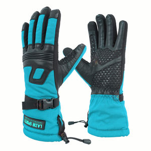 Gants longs imperméables pour l'hiver, pour la conduite, les voyages en moto, équipements de protection avec paume antidérapante, protection des jointures, design confortable et sécurisé - Product Image 1