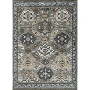 Alfombra de Lana Anudada a Mano Erbe Green AKWL-13023, Grande, Estilo Boho, Geométrica, Abstracta, para Entrada, Pasillo, Habitación Juvenil, Rectangular, Hecha a Mano - Product Image 1