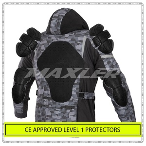 Chaqueta de turismo para motocicleta para hombre 3/4 impermeable CE aprobado chaqueta de ventilación reflectante para verano y conducción en todas las estaciones - Product Image 3