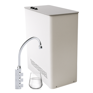 Enfriador de Agua Eléctrico Micro Fresh para Hogar, Agua Fría y Caliente, Capacidad de 20L, Sistema de Filtración de 3 Vías Bajo Fregadero, Hecho en Italia - Product Image 1
