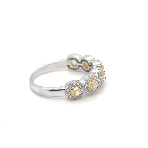 Anillo de diamantes naturales de alta calidad de colección única para compromiso o aniversario de proveedor indio - Product Image 1
