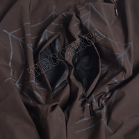 Pantalon de neige haute performance marron, imperméable et coupe-vent, avec isolation polaire et taille élastiquée pour adultes