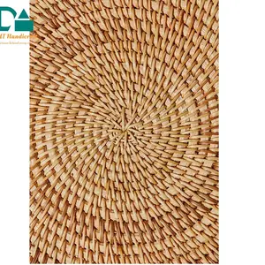 Placemat rattan de alta qualidade seagrass rattan placemats raffia placemat preço de fábrica