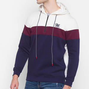 Sudaderas ligeras con cremallera corta básicas de nuevo diseño MOQ bajo a precio al por mayor hechas en Pakistán - Product Image 2