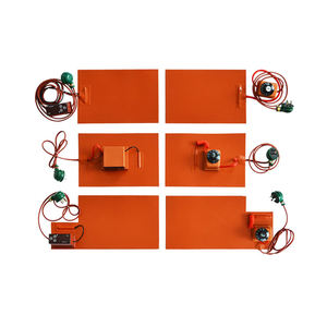 Élément chauffant en caoutchouc de silicone flexible électrique auto-adhésif 110v 120v 220v avec système de contrôle de thermostat - Product Image 4