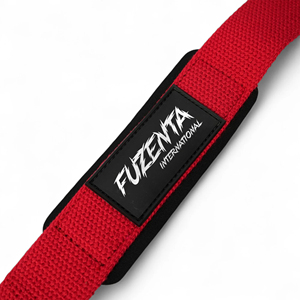 Sangles de levage en coton mélangé avec logo, couleur et design personnalisés, rembourrage en néoprène de 5 mm, longueur de 24 pouces, pour les levées lourdes - Product Image 4