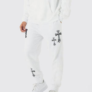 Venta al por mayor de ropa deportiva personalizada para hombre chándal nuevo diseño ropa de invierno 100% algodón poliéster técnica impresa con apliques - Product Image 6