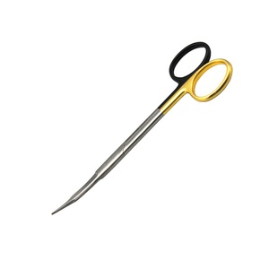 Goldman Fox, tijeras curvas de acero inoxidable, 13cm, peluquero profesional, ligero, súper corte, uso de peluquería de alta calidad - Product Image 3