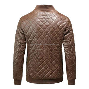 Chaqueta de Cuero Estilo Vintage de Alta Calidad para Hombre, Transpirable, Cómoda, para Invierno, Color y Diseño Personalizables - Product Image 3
