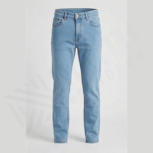 กางเกงยีนส์ผู้ชายทรงสลิมฟิตสั่งตัดได้ ราคาขายส่ง ดีไซน์เรียบง่ายทันสมัย ออกแบบเองได้ ปรับแต่งสีได้ - Product Image 1