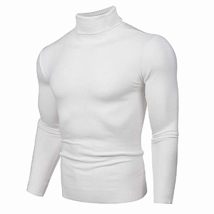 Sweat-shirt ajusté pour hommes Vêtements décontractés classiques pour l'hiver Sweat-shirt en coton à manches longues pour hommes - Product Image 1
