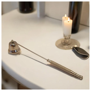 Antique Finished Brass Metal <b>Candle</b> Snuffer with Long Nose Design for Home Decoration and Easter Occasions - Product Image 5