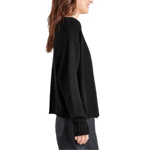 Cárdigan de invierno informal de Color sólido para mujer, suéter con ribete de perlas, prendas de punto de Bangladesh, tejido por ordenador - Product Image 6