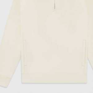 Sudadera con Capucha de Alta Calidad con Cierre de Cremallera de 1/4 para Hombre, Logotipo Personalizado con Impresión de Espuma, 100% Algodón, Felpa Gruesa - Product Image 3