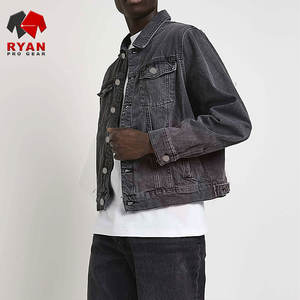 Veste en jean pour homme, logo personnalisé, OEM ODM, lavage classique, fermeture à boutons, tissu durable, vêtements d'extérieur décontractés, vente en gros - Product Image 4