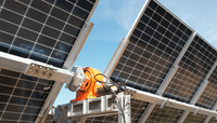 Kit de panneaux solaires 1000W, système de montage au sol, système de suivi des panneaux solaires avec contrôleur intelligent
