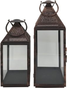 Linternas de vela de Metal Vintage de alta calidad para decoración de Bodas de fiesta en casa al aire libre a precio asequible de la India - Product Image 4