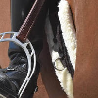 Circonférence de cheval de dressage en cuir réglable équestre professionnel de haute qualité avec personnalisation de la fourrure produits équins acceptés