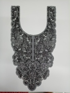 ชิ้นส่วนคอปักเลื่อมสำหรับงานเย็บปักสำหรับเสื้อผ้าและนักออกแบบแฟชั่นออกแบบได้ตามต้องการ - Product Image 2