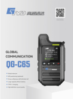 Radio POC 4G LTE con Tarjeta SIM, Largo Alcance de 500 Millas, Red POC, 4G/WiFi Opcional, Walkie Talkie de 500 km, Telsiz