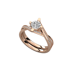 Anillo Solitario de Oro de 18K para Mujer con Diamante Cultivado en Laboratorio - Product Image 5