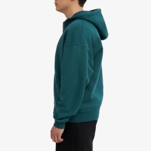 2025 nuevo diseño de logotipo personalizado para hombres 350GSM algodón poliéster mezcla polar liso en blanco sudaderas con capucha de gran tamaño para hombres - Product Image 4