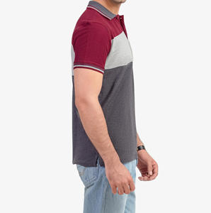 เสื้อเชิ้ตผู้ชายฤดูร้อนแบบสั่งทำคุณภาพสูง ขายส่ง พิมพ์ลาย ปักลาย เป็นมิตรกับสิ่งแวดล้อม แห้งเร็ว ระบายอากาศได้ดี ผ้าโพลีเอสเตอร์/คอตตอน ปกเสื้อแบบปกเชิ้ต - Product Image 4