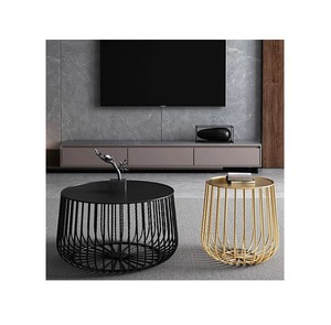 Mesa de centro de diseño único hecha a mano de primera calidad, mesa de metal dorado de una sola pieza al mejor precio - Product Image 4