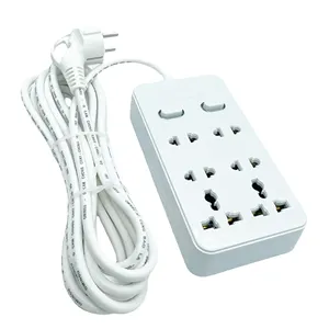 High quality extension socket OMINSU 2500W 2CB 2 universal and 4 two pin Socket Best Seller