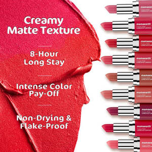 Lápiz Labial Cremoso Mate de Larga Duración con Manteca de Murumuru y Vitamina E - 4.2g Rosa - Product Image 2