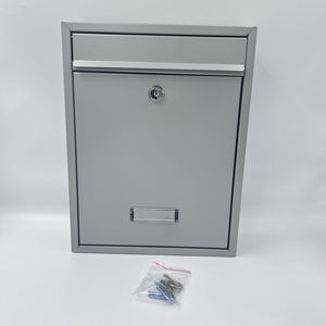 Có thể khó<span class=keywords><strong>a</strong></span> chống trộm treo tường thép không gỉ Hộp Thư bài hộp kim loại ngoài trời hộp thư với khó<span class=keywords><strong>a</strong></span> - Product Image 5